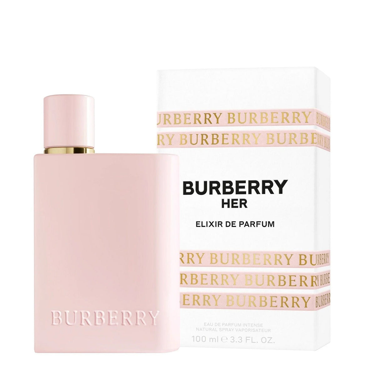Burberry Her Elixir de Parfum 100ml pink bottle and box