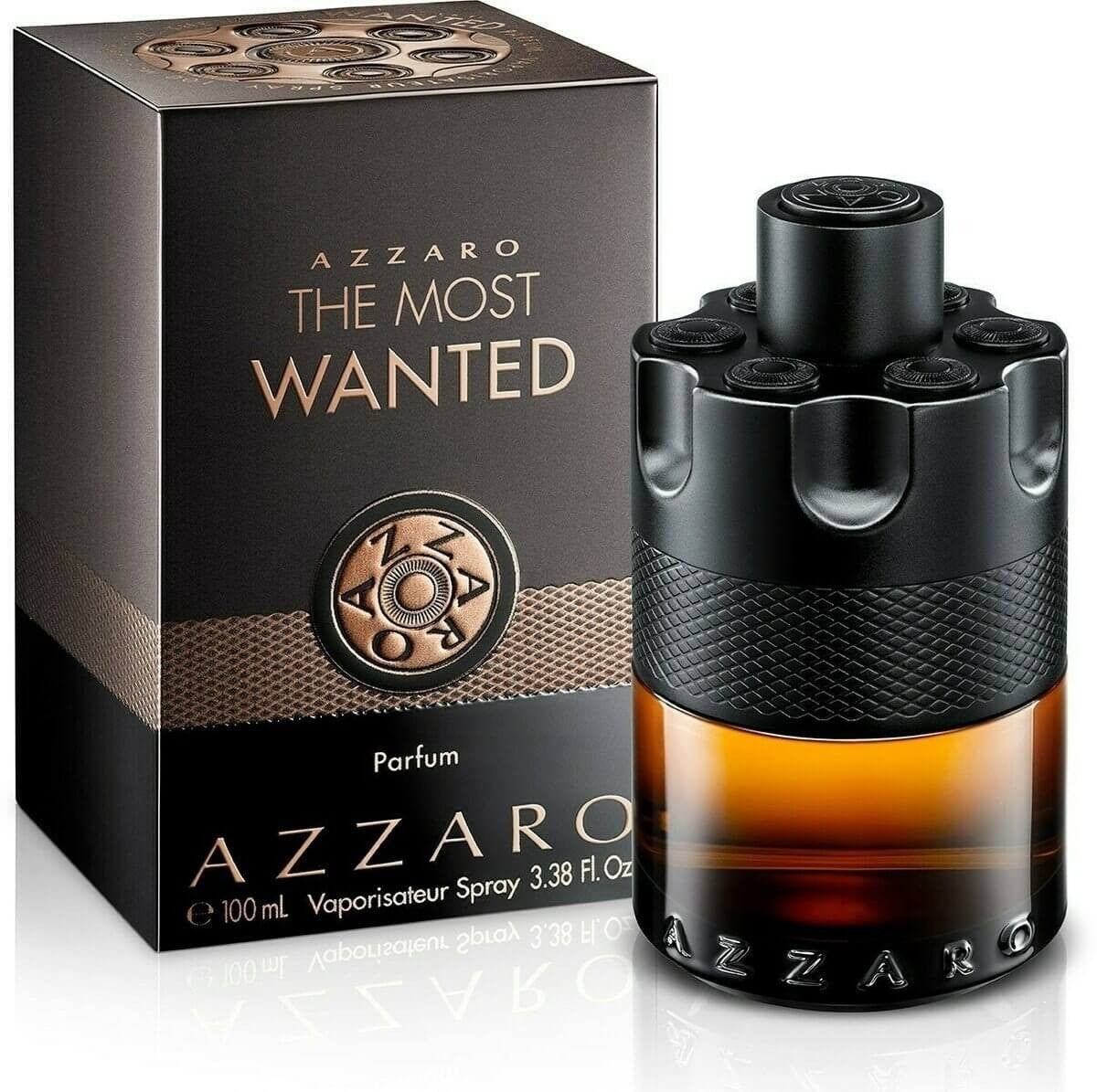 Azzaro The Most Wanted Parfum 100ml bottle and box